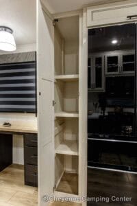 2026 Forest River Sabre 36EST Rear Kitchen Fifth Wheel Interior Image