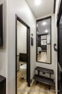 2026 Forest River Sabre 36EST Rear Kitchen Fifth Wheel Interior Image