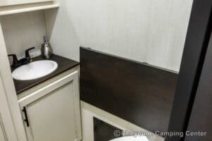 2026 Forest River Sabre 36EST Rear Kitchen Fifth Wheel Interior Image