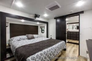 2026 Forest River Sabre 36EST Rear Kitchen Fifth Wheel Interior Image