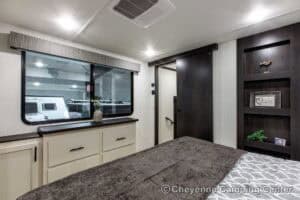 2026 Forest River Sabre 36EST Rear Kitchen Fifth Wheel Interior Image