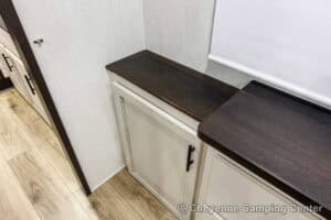 2026 Forest River Sabre 36EST Rear Kitchen Fifth Wheel Interior Image