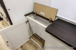 2026 Forest River Sabre 36EST Rear Kitchen Fifth Wheel Interior Image