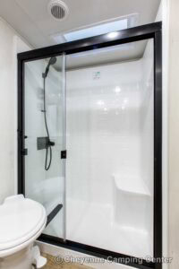 2026 Forest River Sabre 36EST Rear Kitchen Fifth Wheel Interior Image