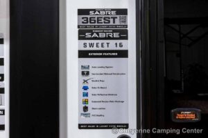 2027 Forest River Sabre 36EST Rear Kitchen Fifth Wheel Exterior Image