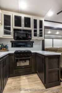 2027 Forest River Sabre 36EST Rear Kitchen Fifth Wheel Interior Image