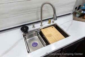 2027 Forest River Sabre 36EST Rear Kitchen Fifth Wheel Interior Image