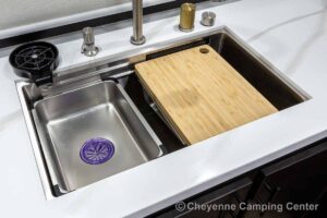 2027 Forest River Sabre 36EST Rear Kitchen Fifth Wheel Interior Image