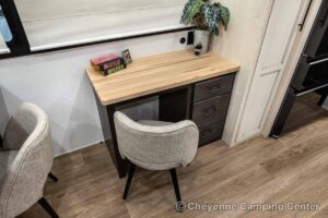 2027 Forest River Sabre 36EST Rear Kitchen Fifth Wheel Interior Image
