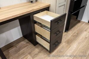 2027 Forest River Sabre 36EST Rear Kitchen Fifth Wheel Interior Image