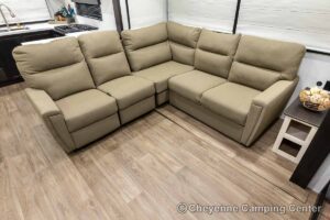 2027 Forest River Sabre 36EST Rear Kitchen Fifth Wheel Interior Image