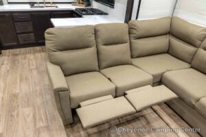 2027 Forest River Sabre 36EST Rear Kitchen Fifth Wheel Interior Image