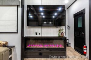 2027 Forest River Sabre 36EST Rear Kitchen Fifth Wheel Interior Image
