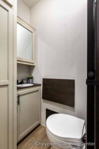 2027 Forest River Sabre 36EST Rear Kitchen Fifth Wheel Interior Image