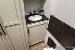 2027 Forest River Sabre 36EST Rear Kitchen Fifth Wheel Interior Image