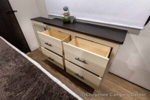 2027 Forest River Sabre 36EST Rear Kitchen Fifth Wheel Interior Image