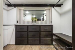 2027 Forest River Sabre 36EST Rear Kitchen Fifth Wheel Interior Image