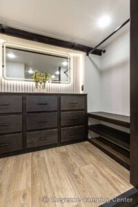 2027 Forest River Sabre 36EST Rear Kitchen Fifth Wheel Interior Image