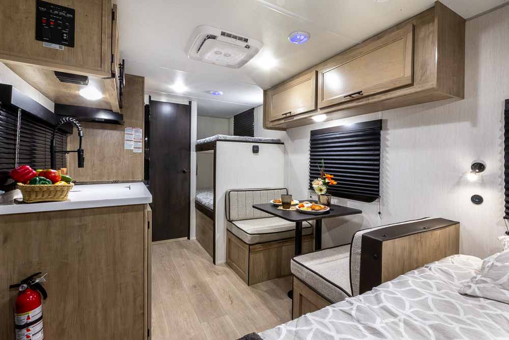 Ultra Lite Bunkhouse Travel Trailer Interior
