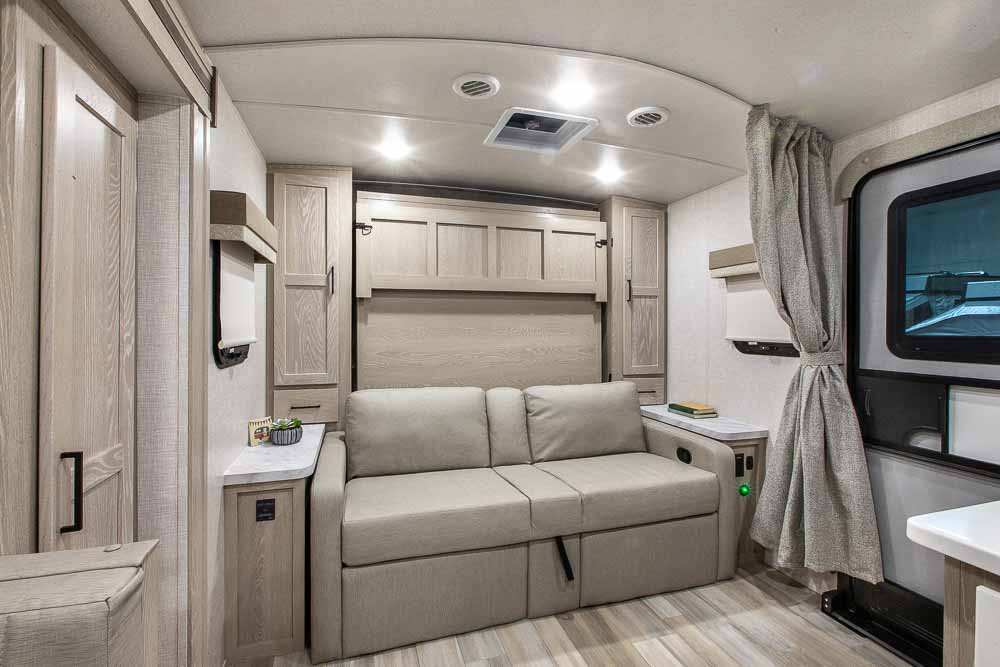 murphy bed travel trailer interior