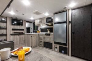 2025 KZ Sportsmen Select 261BHSL Bunkhouse Travel Trailer Interior Image