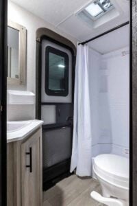 2025 KZ Sportsmen Select 261BHSL Bunkhouse Travel Trailer Interior Image