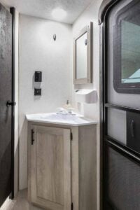 2025 KZ Sportsmen Select 261BHSL Bunkhouse Travel Trailer Interior Image