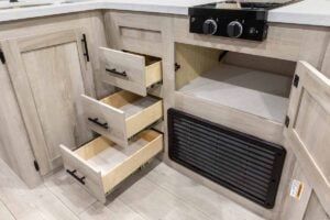 2025 KZ Sportsmen Select 261BHSL Bunkhouse Travel Trailer Interior Image