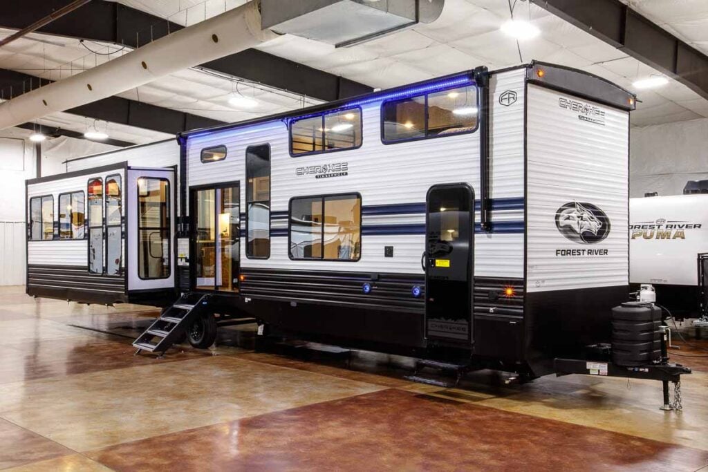 2026 Forest River Sierra 41DUPLEX Destination Trailer Enterior Image