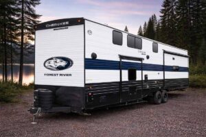 2026 Forest River Cherokee Timberwolf 39JM Destination Trailer Exterior Image
