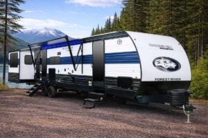 2026 Forest River Cherokee Wolf Den 306MM Couples Travel Trailer Exterior Image