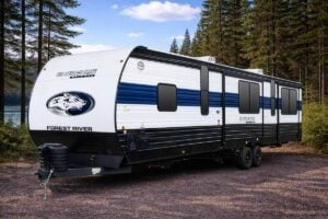 2026 Forest River Cherokee Wolf Den 306MM Couples Travel Trailer Exterior Image