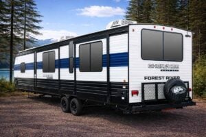 2026 Forest River Cherokee Wolf Den 306MM Couples Travel Trailer Exterior Image