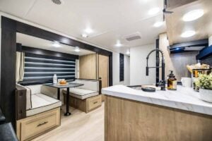 2026 Forest River Cherokee Wolf Den 306MM Couples Travel Trailer Interior Image