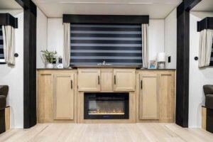 2026 Forest River Cherokee Wolf Den 306MM Couples Travel Trailer Interior Image