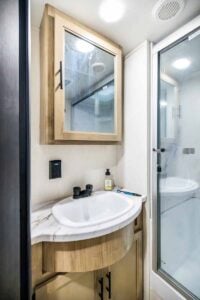 2026 Forest River Cherokee Wolf Den 306MM Couples Travel Trailer Interior Image