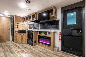 2024 Forest River Cherokee Grey Wolf 26LK Couples Travel Trailer Interior Image