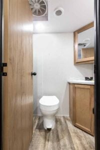 2024 Forest River Cherokee Grey Wolf 26LK Couples Travel Trailer Interior Image