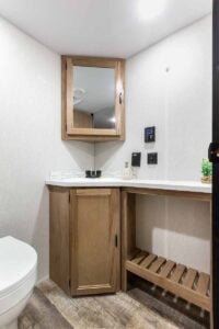 2024 Forest River Cherokee Grey Wolf 26LK Couples Travel Trailer Interior Image