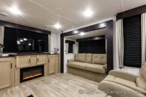 2027 Forest River Cherokee Wolf Den 306MM Couples Travel Trailer Interior Image