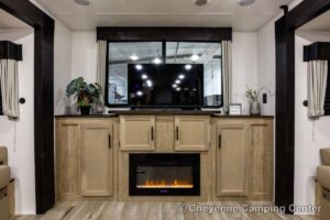 2027 Forest River Cherokee Wolf Den 306MM Couples Travel Trailer Interior Image