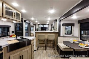 2027 Forest River Cherokee Wolf Den 306MM Couples Travel Trailer Interior Image