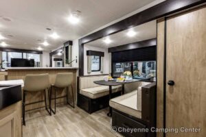 2027 Forest River Cherokee Wolf Den 306MM Couples Travel Trailer Interior Image