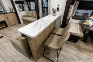 2027 Forest River Cherokee Wolf Den 306MM Couples Travel Trailer Interior Image