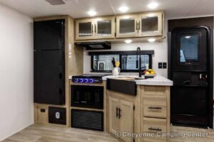 2027 Forest River Cherokee Wolf Den 306MM Couples Travel Trailer Interior Image