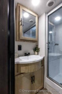 2027 Forest River Cherokee Wolf Den 306MM Couples Travel Trailer Interior Image
