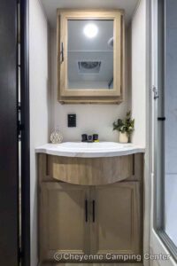 2027 Forest River Cherokee Wolf Den 306MM Couples Travel Trailer Interior Image