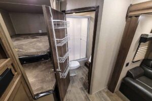 2019 Palomino Puma 286RBSS Used Bunkhouse Fifth Wheel Interior Image