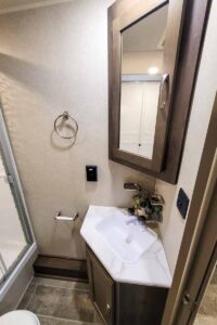 2019 Palomino Puma 286RBSS Used Bunkhouse Fifth Wheel Interior Image