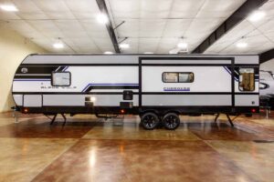 2027 Forest River Cherokee Alpha Wolf 28RLX Rear Living Room Couples Travel Trailer Exterior Image